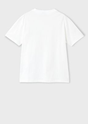 【Paul Smith】ショート丈がcute!ウィメンズ\"Happy\" 半袖Tシャツ Paul Smith】ショート丈がcute!ウィメンズ