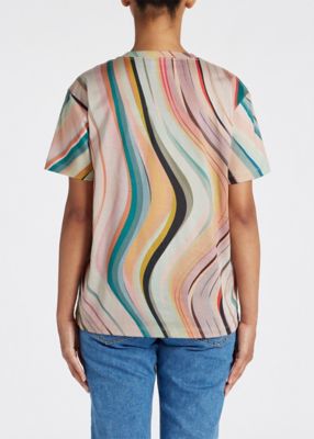 ウィメンズ　スワール　オールオーバー　半袖Ｔシャツ（２４５４２１２３２Ｖ）