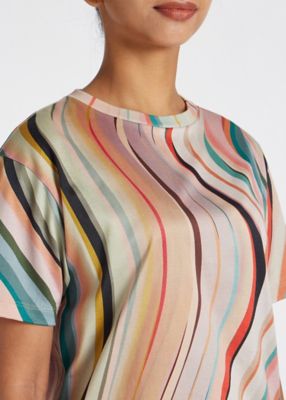 ウィメンズ　スワール　オールオーバー　半袖Ｔシャツ（２４５４２１２３２Ｖ）