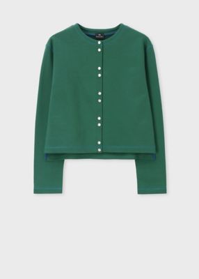 Paul Smith カーディガン Lサイズ 緑 グリーン系 Paul Smith (Women)の大きいサイズ 13号～25号／2L