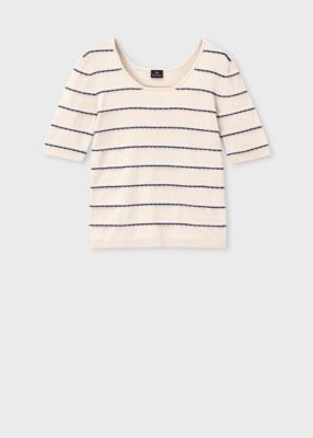 Paul Smith (Women)/ポール・スミス ウィメンズ スカラップ 半袖 ニット(245503404N)