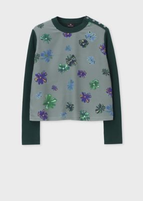 ＜Paul Smith (Women)＞ウィメンズ　”Ｐａｉｎｔｅｄ　Ｃｏｓｍｏｓ”　コンビ　ニット（２４５５２６９０００ＫＮ３７１＿＿＿）