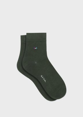 ウィメンズ　”Ｐａｕｌ　Ｓｍｉｔｈ”　カラフル　ロゴ　エンブロイダリー　ソックス（２４５６０３ＭＤＷ）