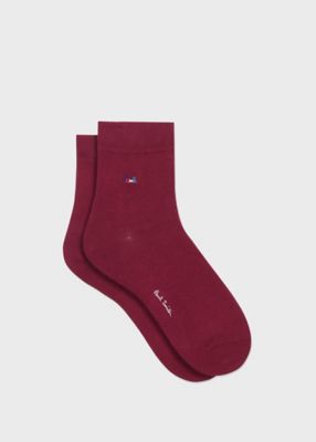 ウィメンズ　”Ｐａｕｌ　Ｓｍｉｔｈ”　カラフル　ロゴ　エンブロイダリー　ソックス（２４５６０３ＭＤＷ）