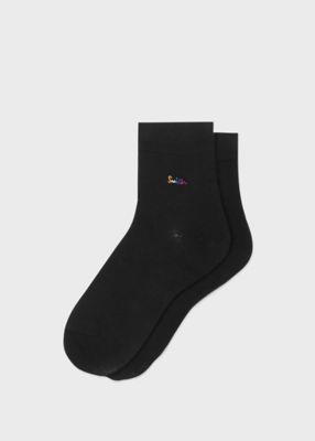 ウィメンズ　”Ｐａｕｌ　Ｓｍｉｔｈ”　カラフル　ロゴ　エンブロイダリー　ソックス（２４５６０３ＭＤＷ）