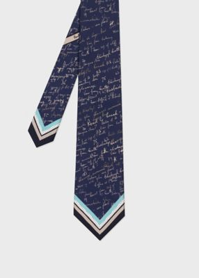 Paul Smith (Men)/ポール・スミス "Slide Notes" タイ(250003552MIR) 177ネービーブ ネクタイ【三越伊勢丹/公式】