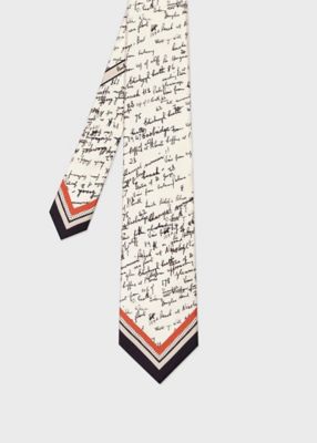 Paul Smith (Men)/ポール・スミス "Slide Notes" タイ(250003552MIR) 817シロ ネクタイ【三越伊勢丹/公式】