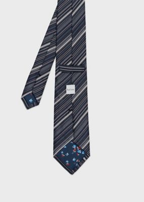 Paulsmith ポールスミス ウール グラデーション総柄 スラックス グラデーション レジメンタル タイ（150079552MJB