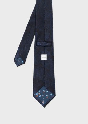 【未使用に近い✨】ポールスミス ネクタイ ベージュ 花柄 ジャガード 高級シルク ヴィンテージ ジャカードフローラル タイ