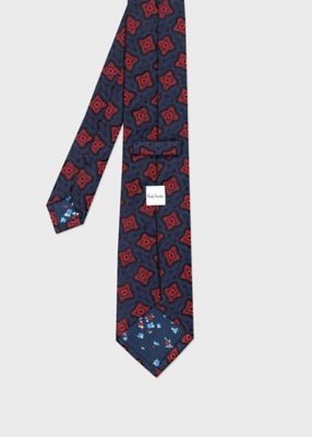ジオメトリックパターン タイ（250074552MJ） | Paul Smith