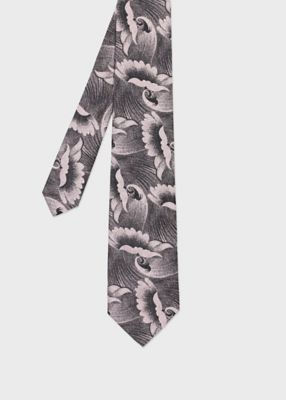 Paul Smith (Men)/ポール・スミス アンティークボタニカル タイ(250121552MT) 459オリーブ ネクタイ【三越伊勢丹/公式】