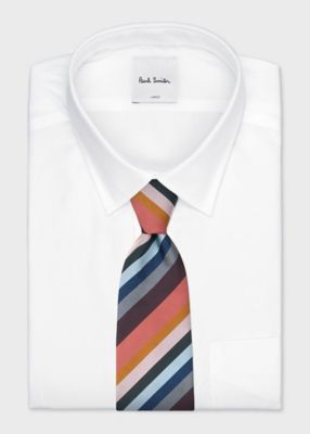 Paul Smithクラシックストライプ タイ(B) Paul Smithクラシックストライプ タイ(B) 【公式通販】