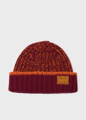 Cropped Logo” ツイストヤーン ニットキャップ