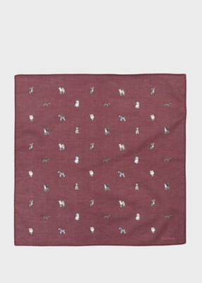 ”Ｊａｐａｎ　Ｄｏｇ”　ハンカチ（２５０３５２ＨＡＮＫ）