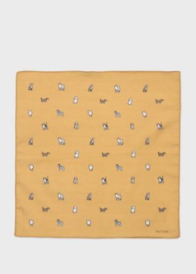 ”Ｊａｐａｎ　Ｄｏｇ”　ハンカチ（２５０３５２ＨＡＮＫ）