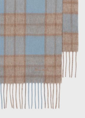 クラシックチェック カシミヤブレンドマフラー（250412） | Paul