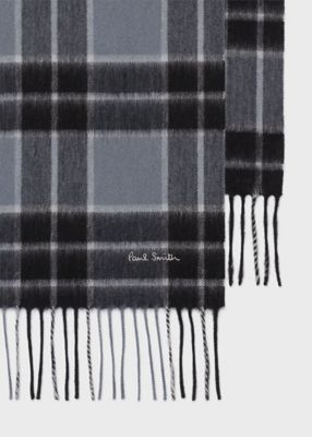 クラシックチェック カシミヤブレンドマフラー（250412） | Paul