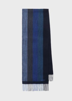 Paul Smith (Men)/ポール・スミス ビッグストライプ マフラー(250414) 150ネービーブ ネックウォーマー【三越伊勢丹/公式】