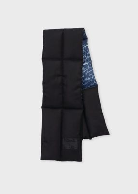 Cropped Logo” リバーシブル パフマフラー