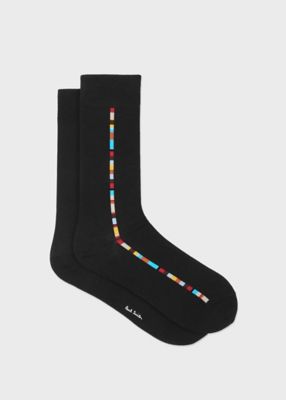 ＜Paul Smith (Men)＞シグネチャーライン　ソックス（２５０６０１ＤＲ）