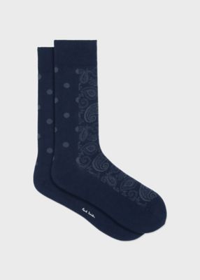 ペイズリー＆ドット ソックス（250608DR） | Paul Smith (Men