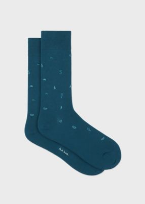 ロゴ2足セット　Paul Smith ロゴ刺繍 ソックス 黒 0432384056722cl_15