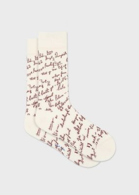 ＜Paul Smith (Men)＞”Ｓｌｉｄｅ　Ｎｏｔｅｓ”　ソックス（２５０６２２ＣＳ）