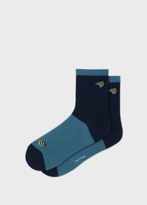 ポールスミス　ミラノジャージ　バイカラー　パンツスーツ　ネイビー　ブラック　38 ポールスミス ミラノジャージ バイカラー パンツスーツ ネイビー