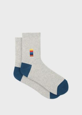 ＜Paul Smith (Men)＞アーティストストライプブロック　ソックス（２５０６４２ＭＤ２）