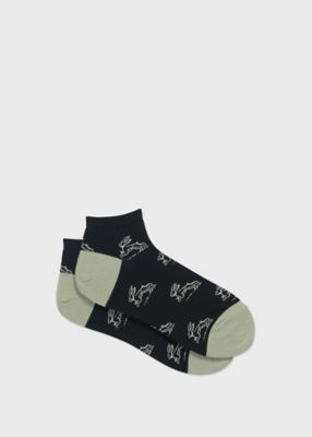 Paul Smith (Men)/ポール・スミス ”Rabbit Sketch” ショート ソックス(250650SN)
