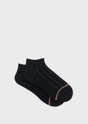 Paul Smith (Men)/ポール・スミス アーティストストライプポイント　ショートソックス（２５０６５１ＳＮ）