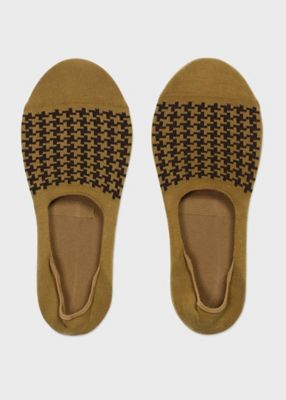 ＜Paul Smith (Men)＞ハウンドトゥース　シューズインソックス（２５０６５６ＬＦ）