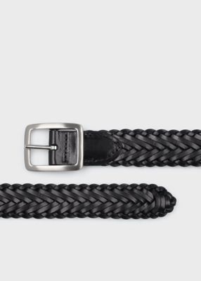 ＜Paul Smith (Men)＞２ＷＡＹメッシュ　レザーベルト（２５０７０２ＦＲ）