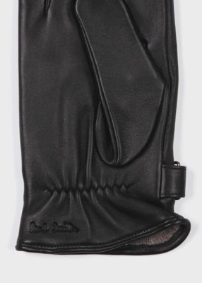 シグネチャーストライプ パイピングウール グローブ