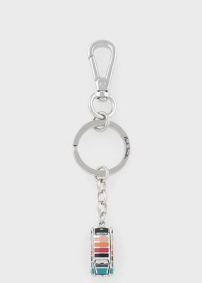 ＜Paul Smith (Men)＞”Ａｒｔｉｓｔ　Ｓｔｒｉｐｅ　Ｍｉｎｉ”　キーリング（２５０９００２３０）