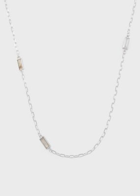 Paul Smith (Men)/ポール・スミス "Pentagon Rutilated Quartz" ネックレス(250917210R) 000ギンイロ 【三越伊勢丹/公式】