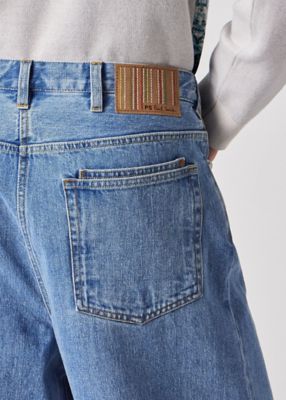 Paul Smith(ポールスミス) デニム 日本製 MADE IN JAPAN製 PAUL SMITH ペンキ加工デニムパンツ インディゴ