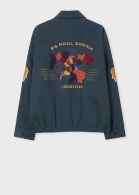 Paul Smith PS ベージュ ジャケット London Animal” エンブロイダリー ブルゾン