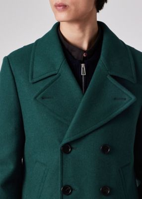 ブラッシュドメルトンツイル ピーコート（252114597T