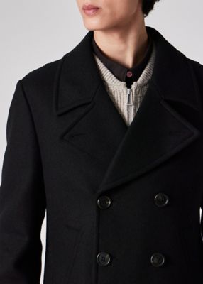 ブラッシュドメルトンツイル ピーコート（252114597T