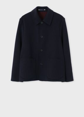 MH456 PAUL SMITH コレクション メルトンウール カバーオール L MH456 PAUL SMITH コレクション メルトンウール カバーオール L