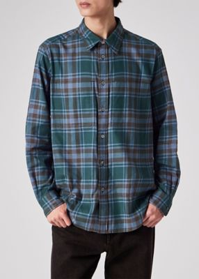 フランネルタータンチェック カジュアルシャツ（252306450Y