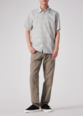 Paul Smith 花柄プリント 半袖 Tシャツ グラデーション 背面ロゴ