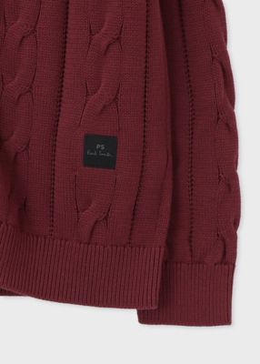 コットンケーブル Vネックカーディガン（252401463Z