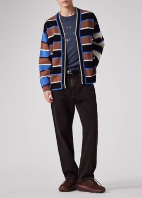 Paul Smith Jeans オレンジ モヘア調カーディガン Lサイズ Paul Smith Jeans オレンジ モヘア調カーディガン Lサイズ Paul