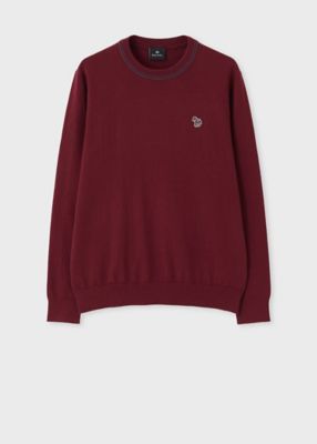 Sports Stripe Zebra” クルーネックニット