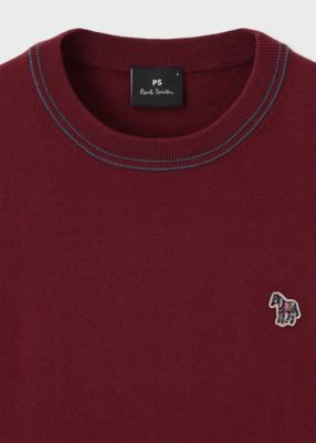 Sports Stripe Zebra” クルーネックニット