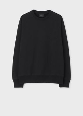 Paul Smith (Men)/ポール・スミス "Happy" ラグランスウェット(252504958XE) 990クロ トップス【三越伊勢丹/公式】