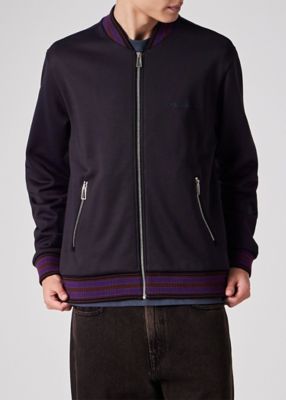 ストライプリブ トラックジャケット（252512639Z） | Paul