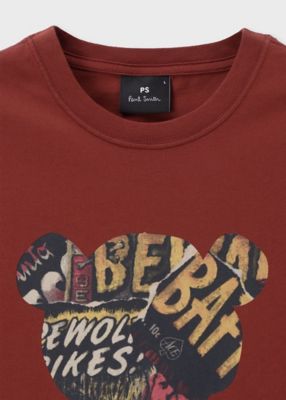 ”Ｃｏｌｌａｇｅｄ　Ｂｅａｒ”　Ｔシャツ（２５２５５１０１１Ｒ）